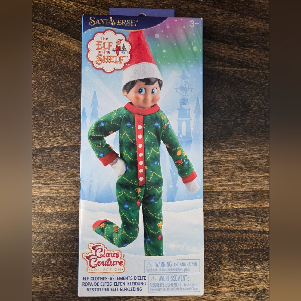 Elf on the Shelf Pj Set, Brand New